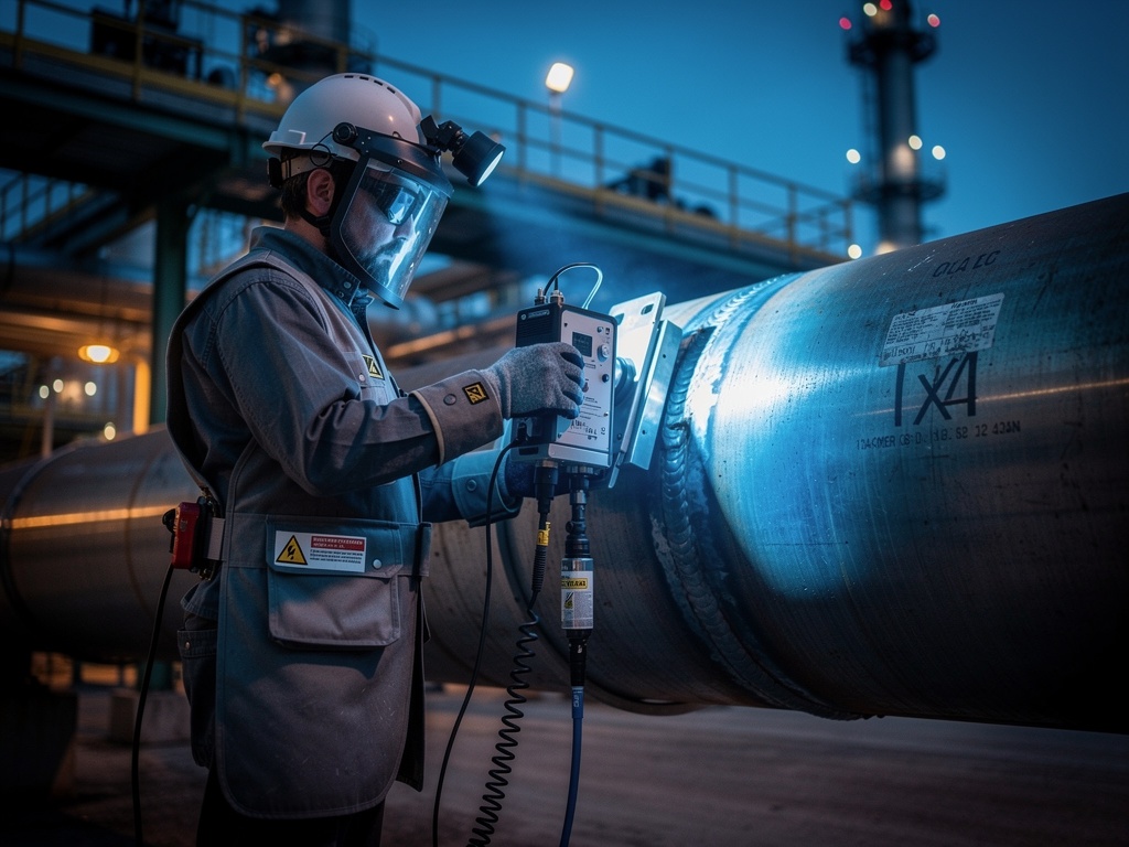 Serviços de campo NDT com raio-X